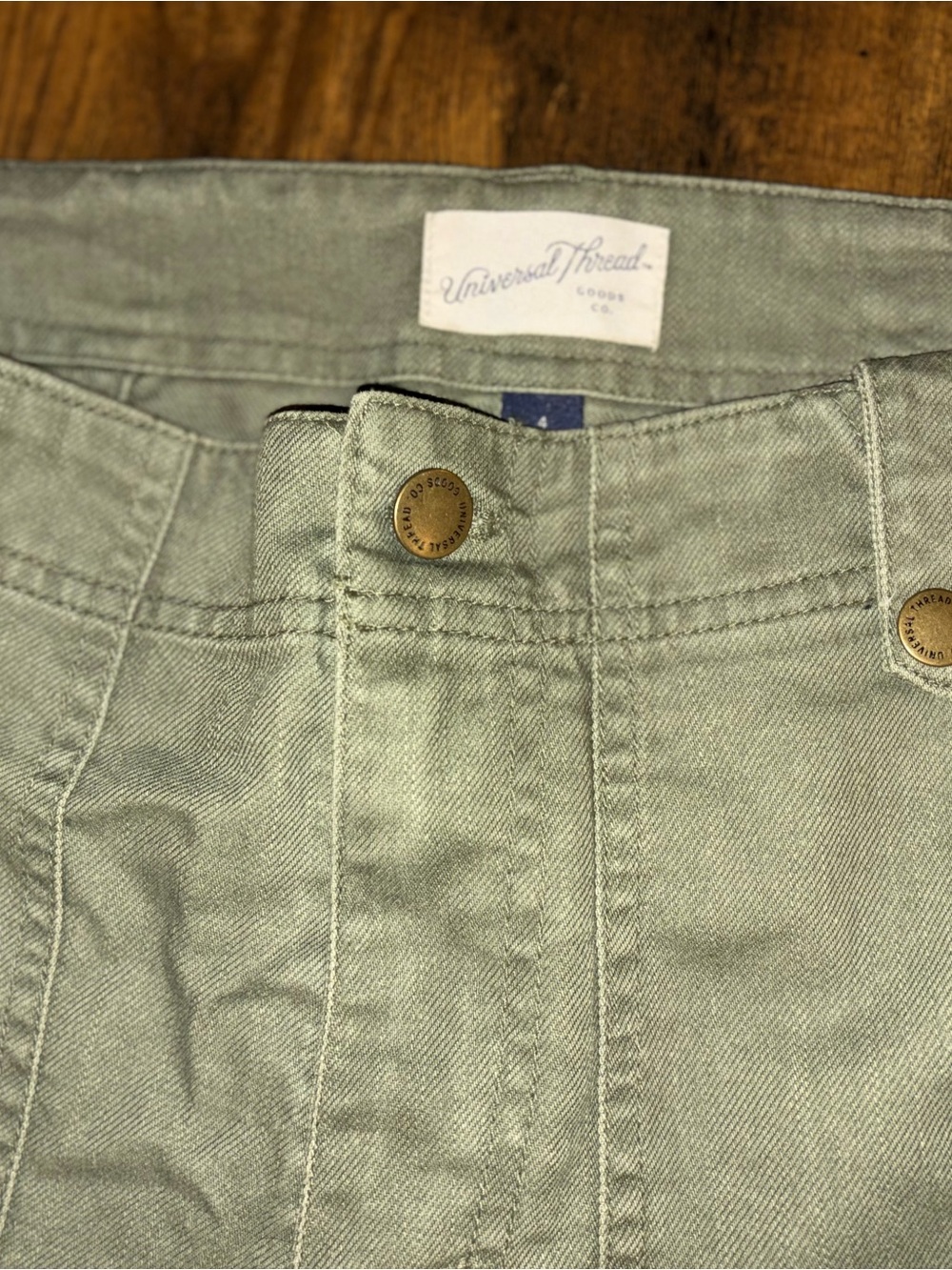 Universal Thread Olive Utility Straight-Leg Pants - Picture 2 of 7